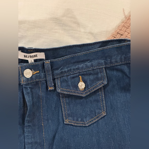 Re/Done 70s Pocket Wide leg in True Rinse size 32 - Picture 6 of 13